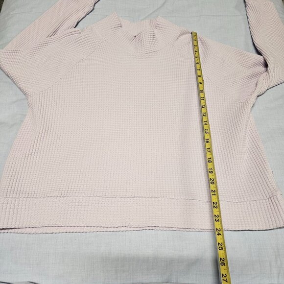 The North Face Chabot Women Thermal Knit Mock Neck Sweater Size XL Lavender - Picture 6 of 15